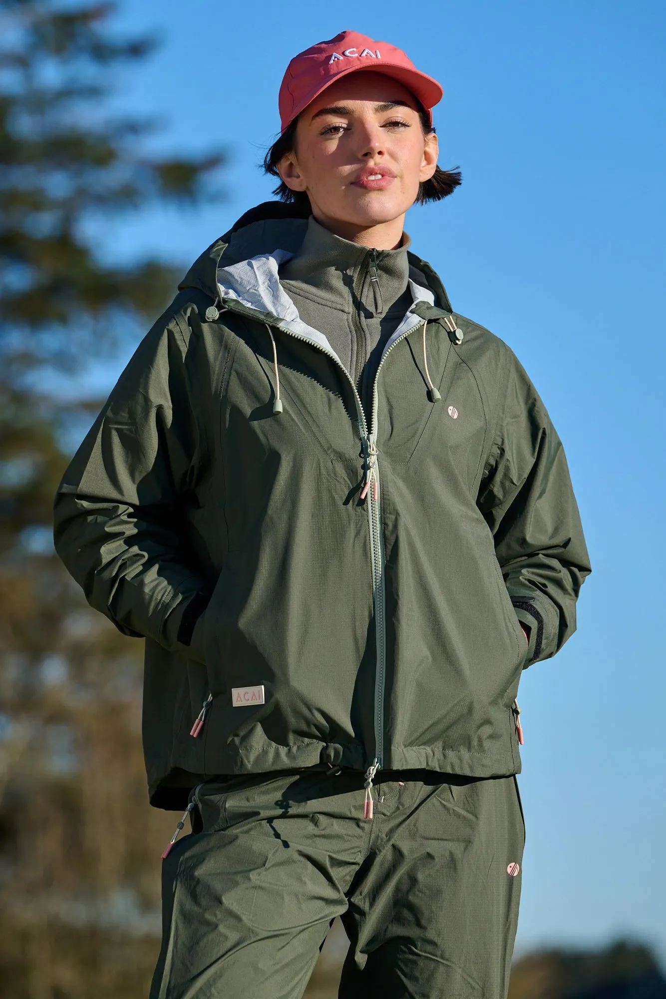 Hidden Storage Compartments Off Grid Jacket - Deep Sage
