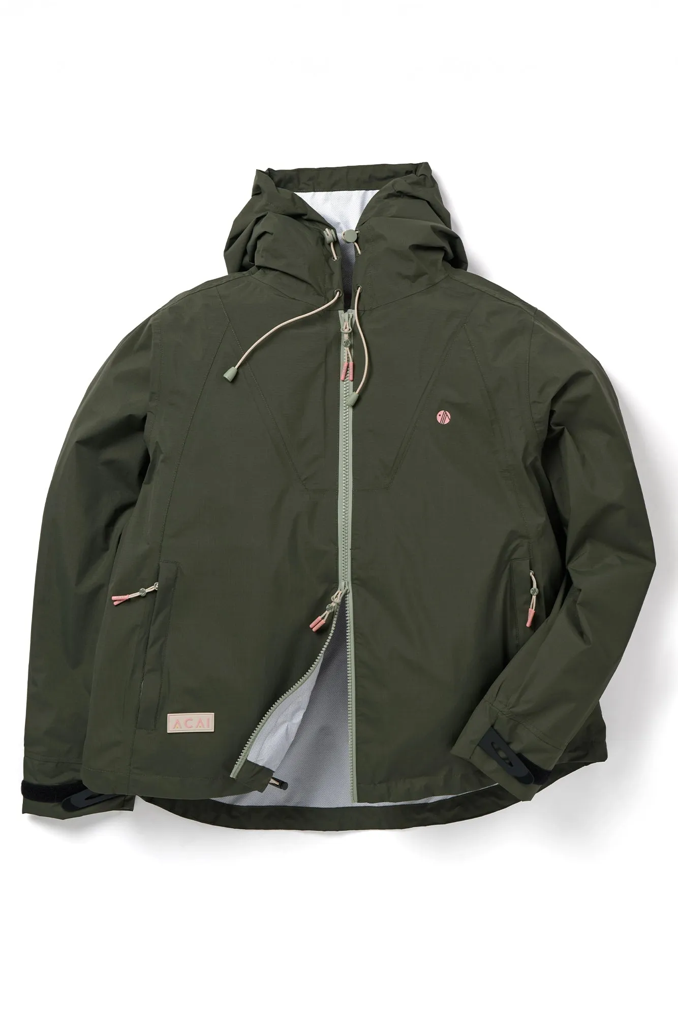 Stitched Look Modular Attachment Points Off Grid Jacket - Deep Sage