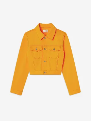 Snag Free Surface The Tailored Denim Jacket -- Marigold