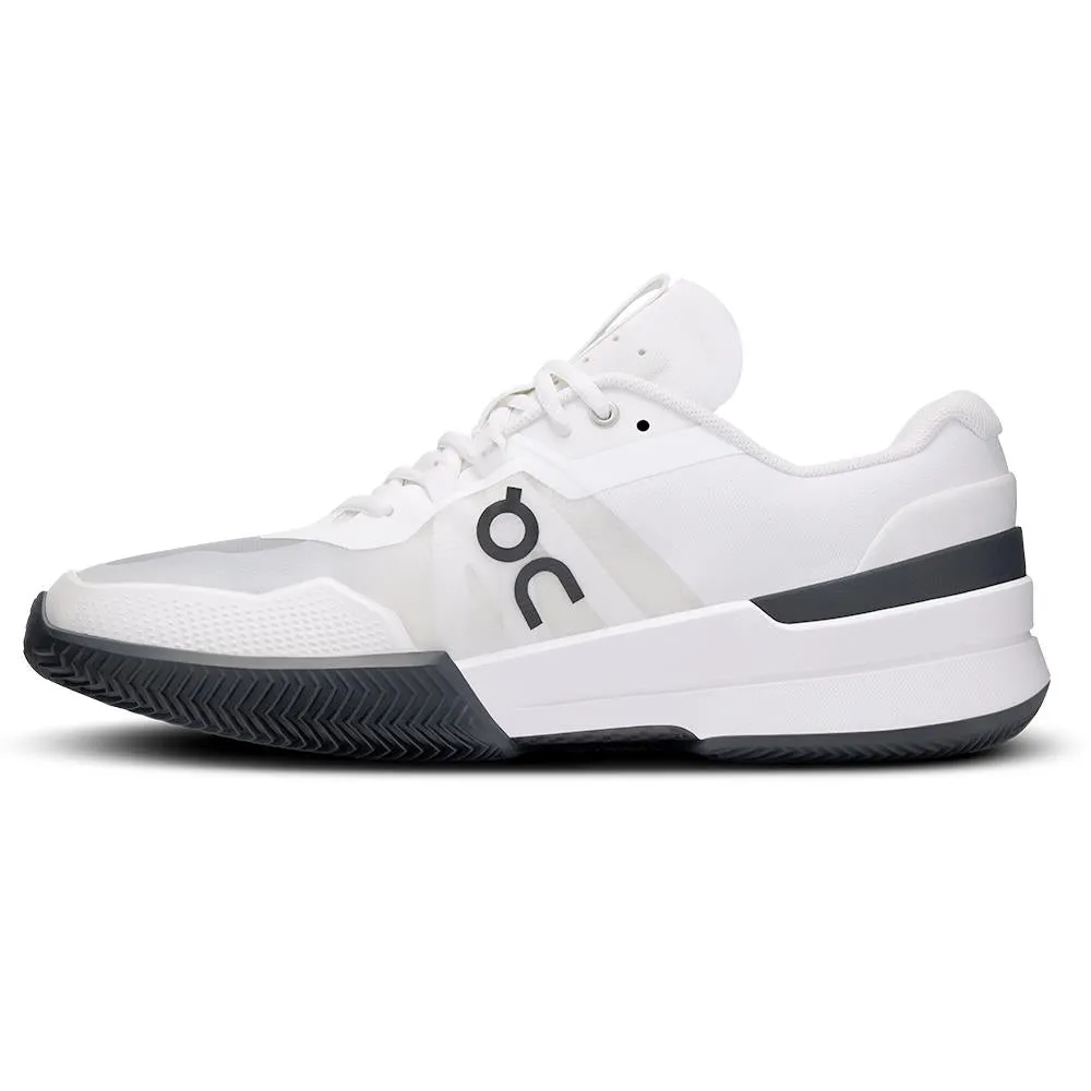 On Women's THE ROGER Pro 2 Clay - White/Black Torsion System Blown Rubber Forefoot
