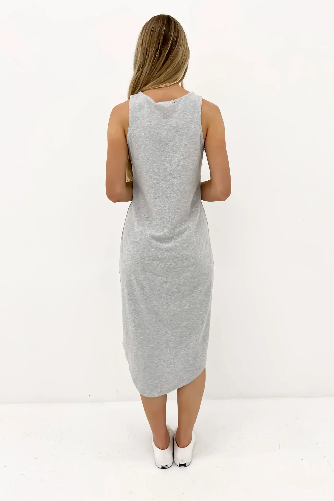 Professional Look One In Eight Midi Dress Grey Marle