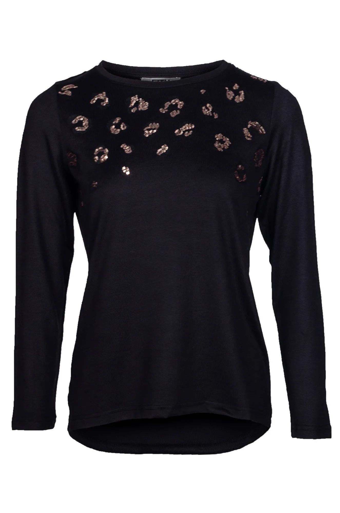 Free Mind Top | Black Gold Animal | 7936B1