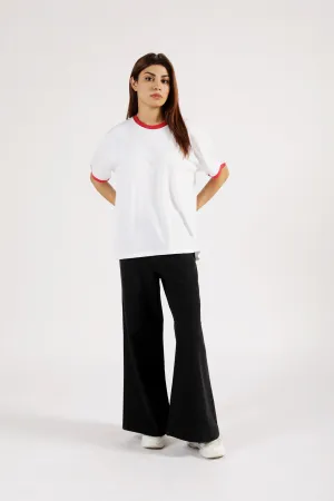 regular but not boring OVERSIZED CONTRAST TEE