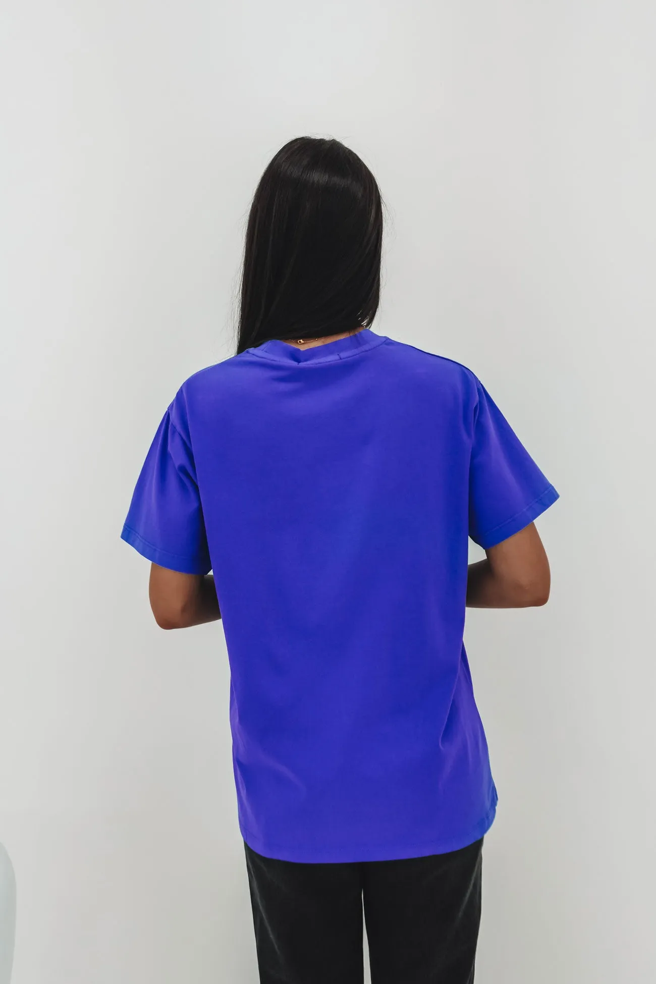 brandable Pacific Oversized Tee Blue