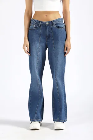 PANELLED FLARED FIT DENIM Hiking Gear