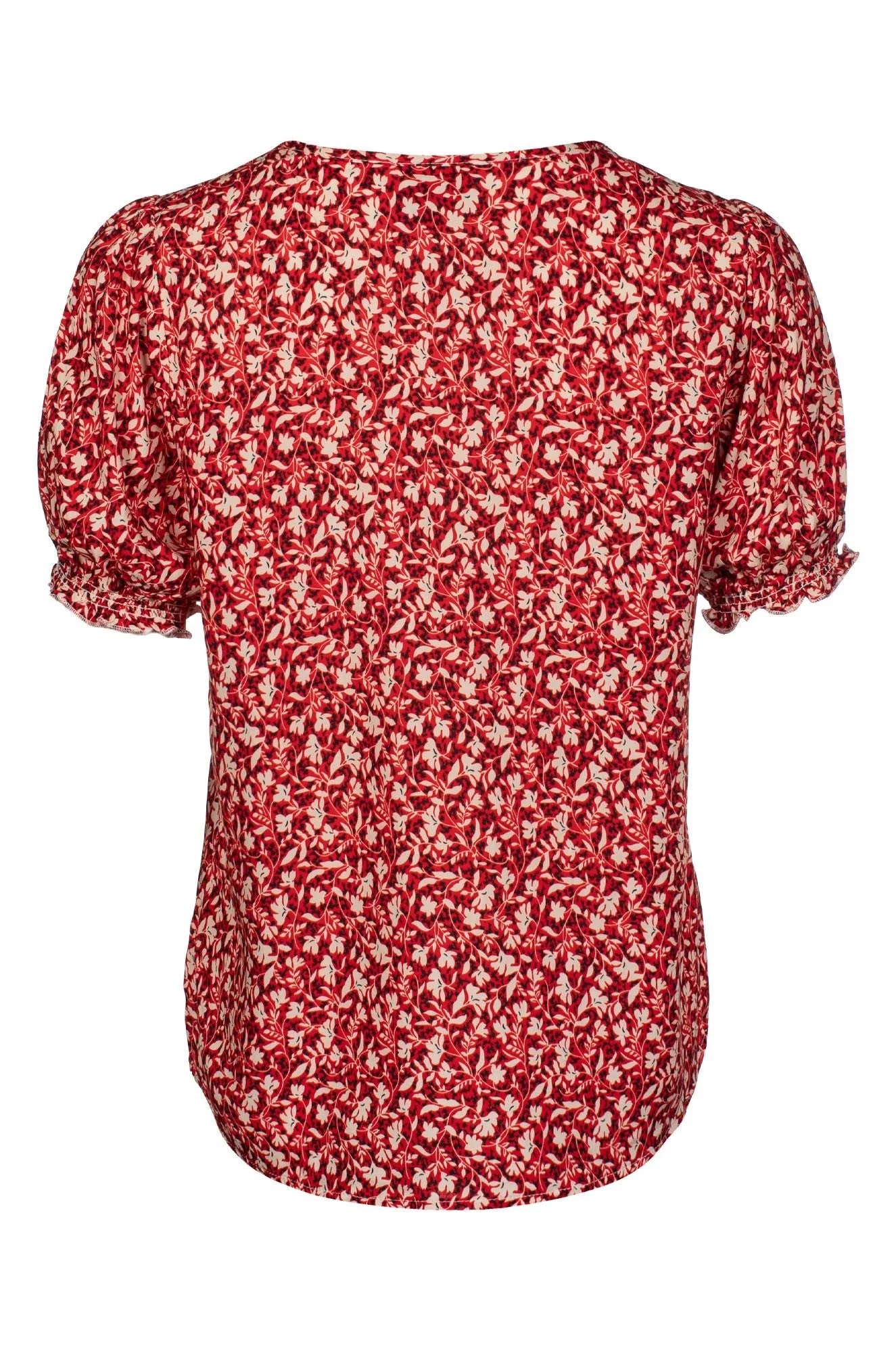 Blouse | RED DITSY | 7331C1 Fashion Layering Minimalist Aesthetic