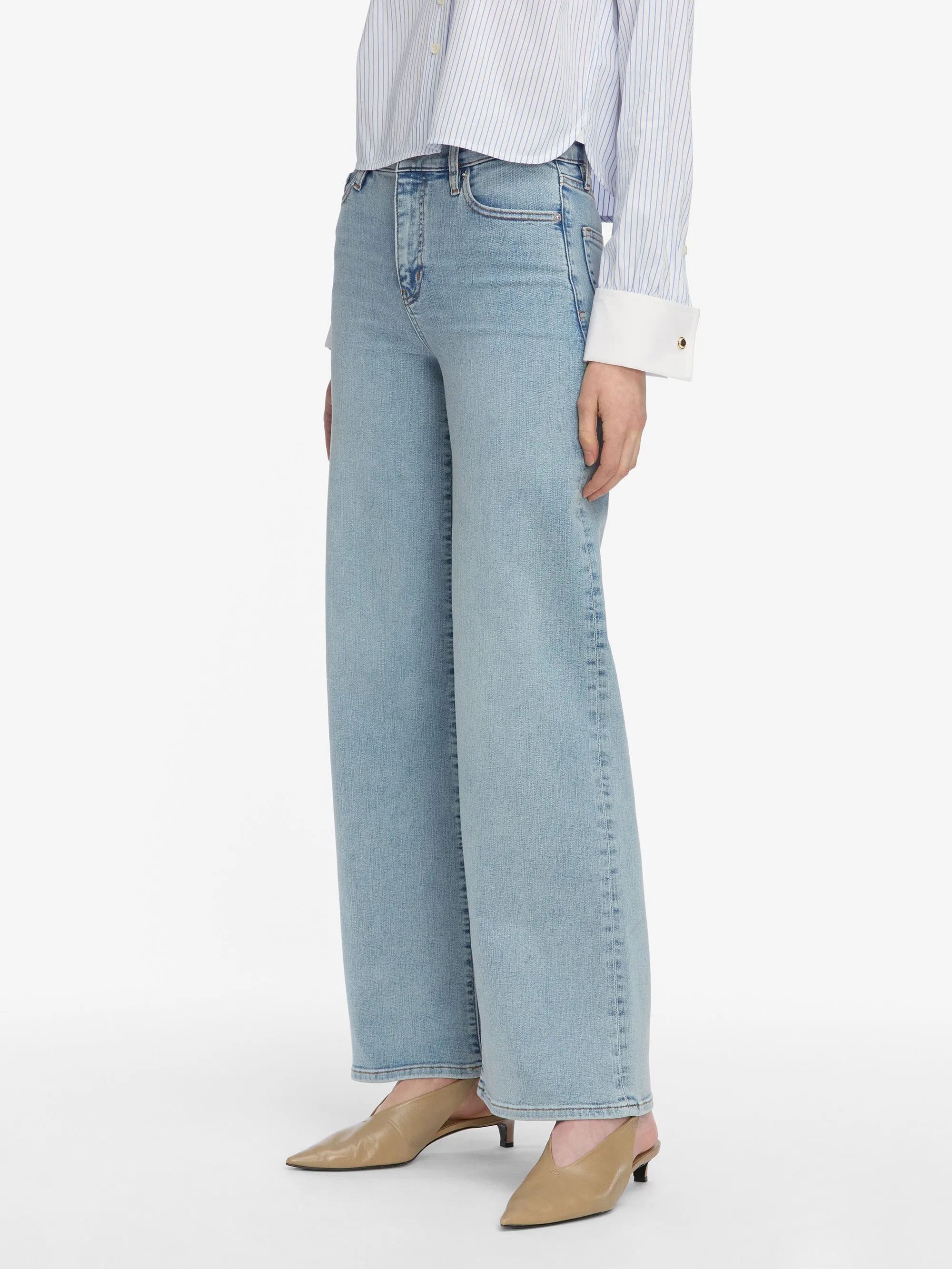 Le Slim Palazzo -- Tribute Cuffed hem Slim Wear Design