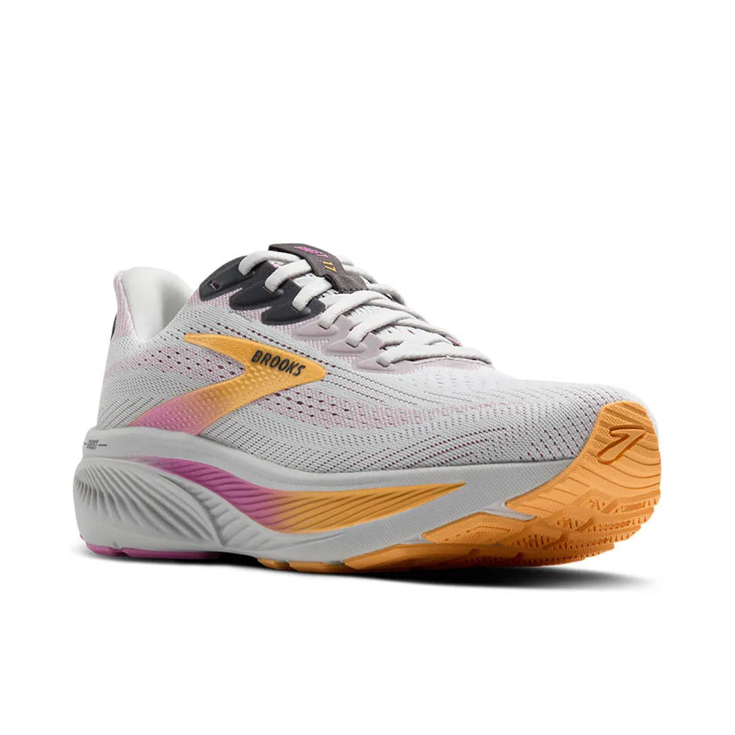 running technique Womens Brooks Running Ghost 17 in Oyster/Apricot/Pink