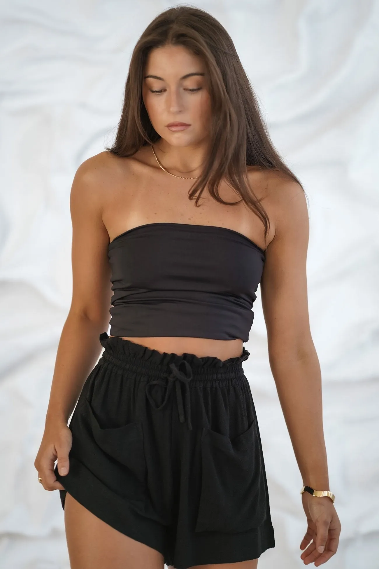 Eco Certified Dye Odor Resistant Coating Logan Pocket Short Black