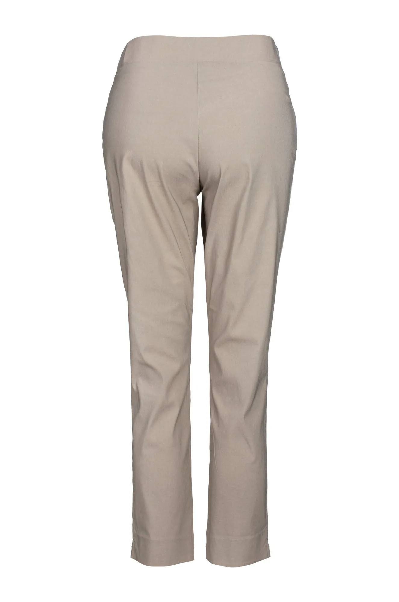No Iron Platinum Bengaline Capri Pants | TAUPE | 6305C1