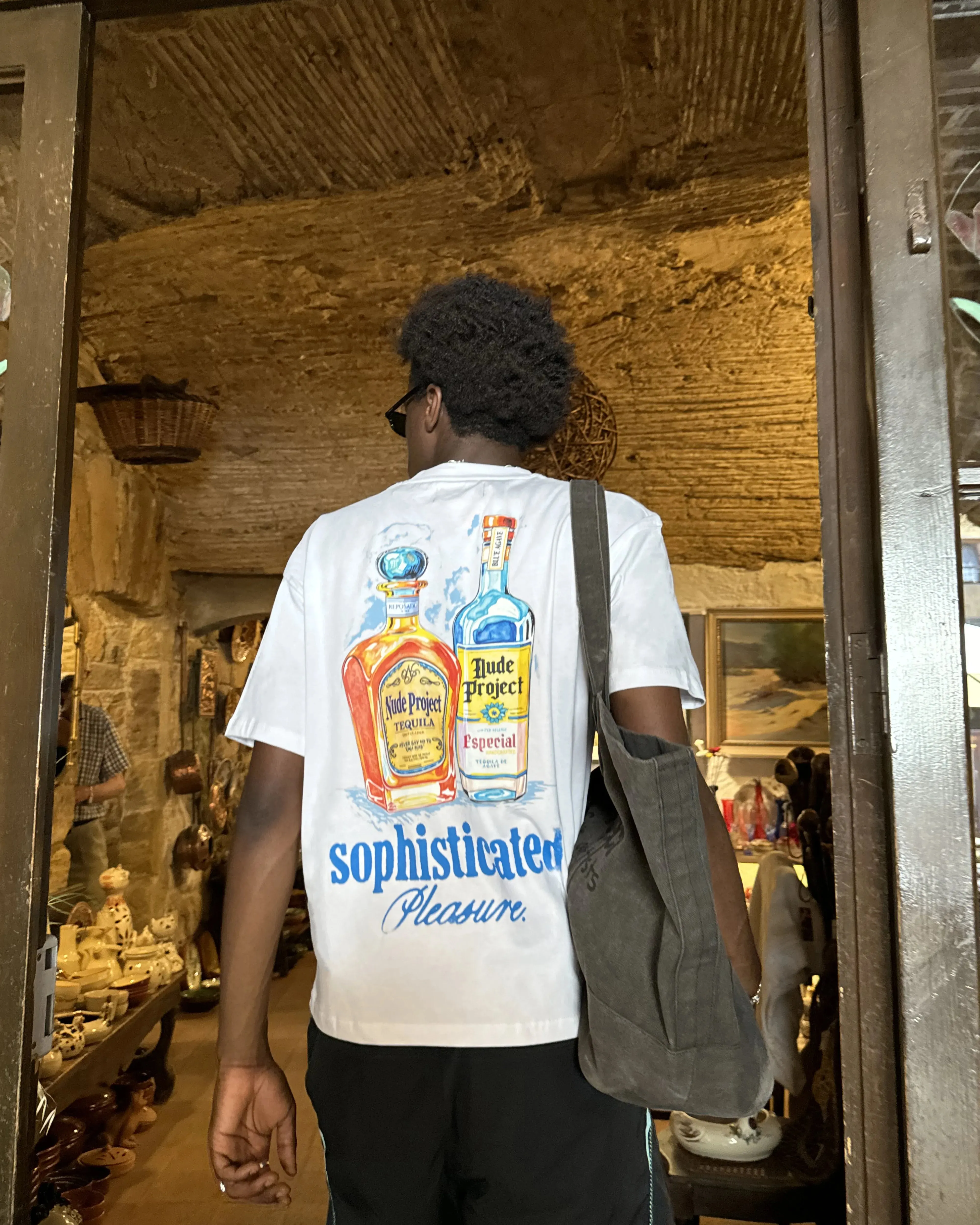 Rugged shoes Pleasures Tee White