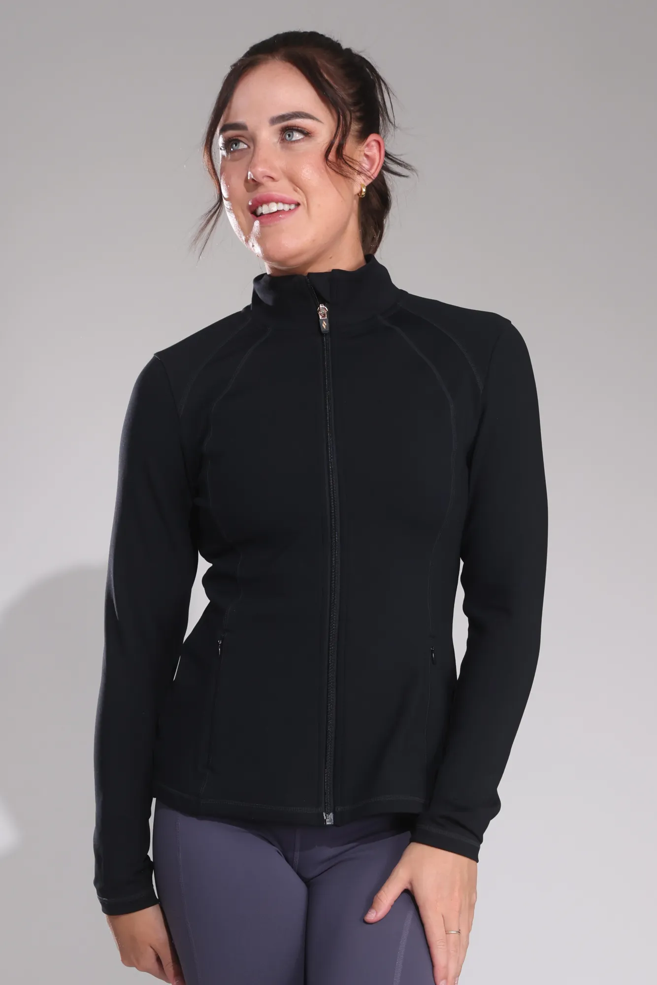 Jacket | Bold Black | 0802B1 Four Way Stretch Material