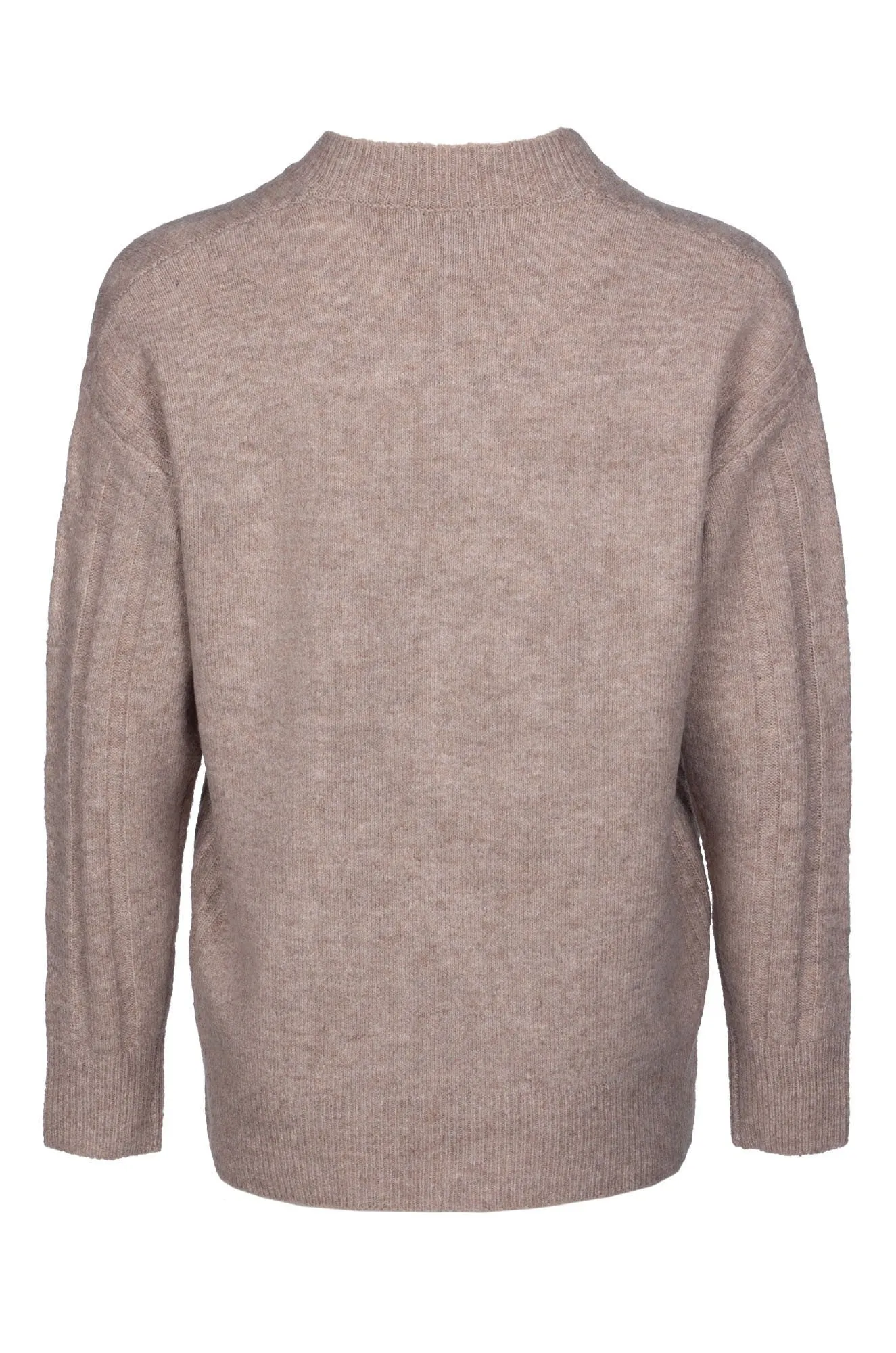 Wrinkle Recovery Fabric Friction Resistant Jumper - Knitwear | NATURAL MARLE | 6876B1