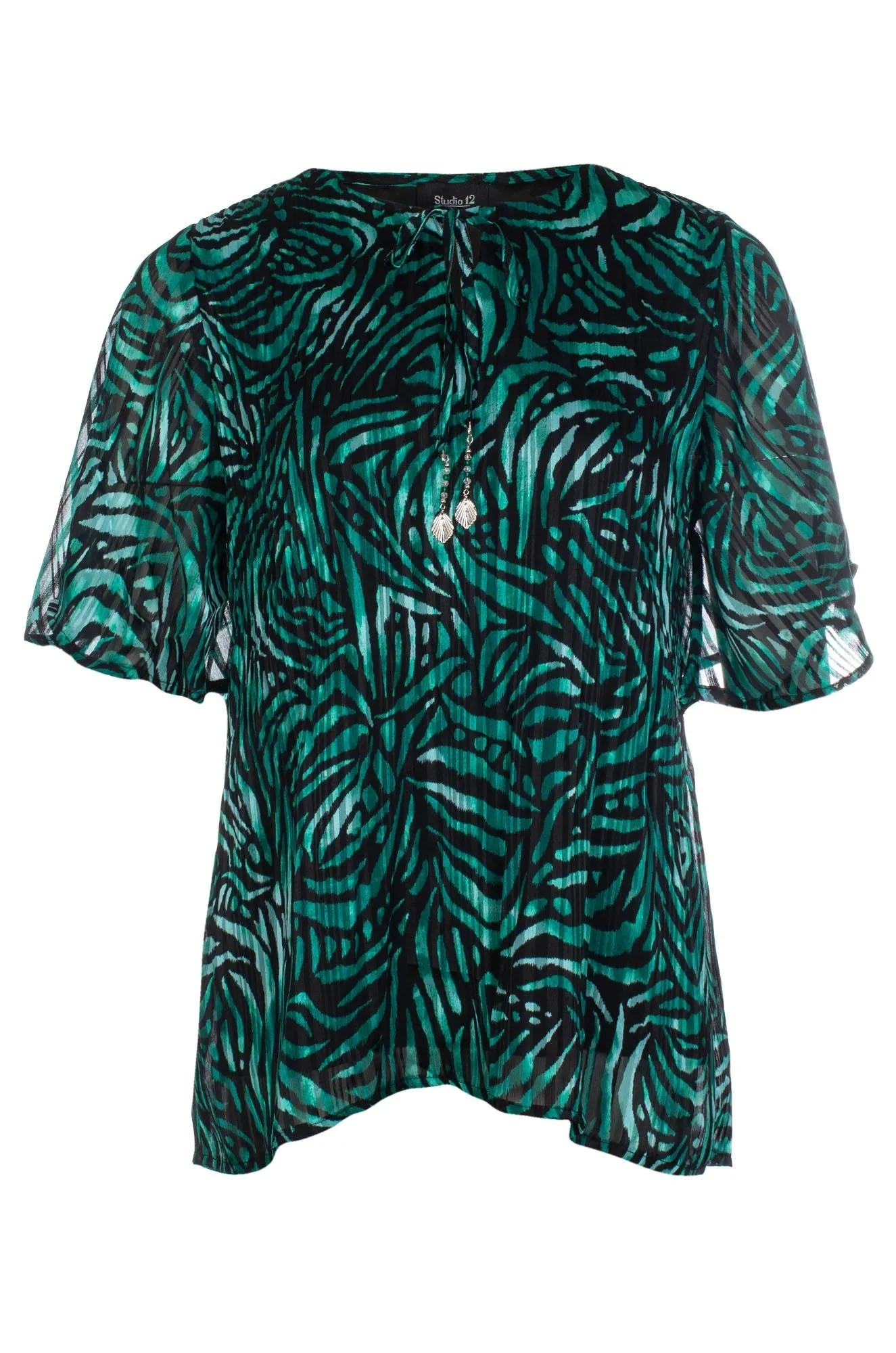 WaterRepellent Top | Emerald Black Abst | 8572C1