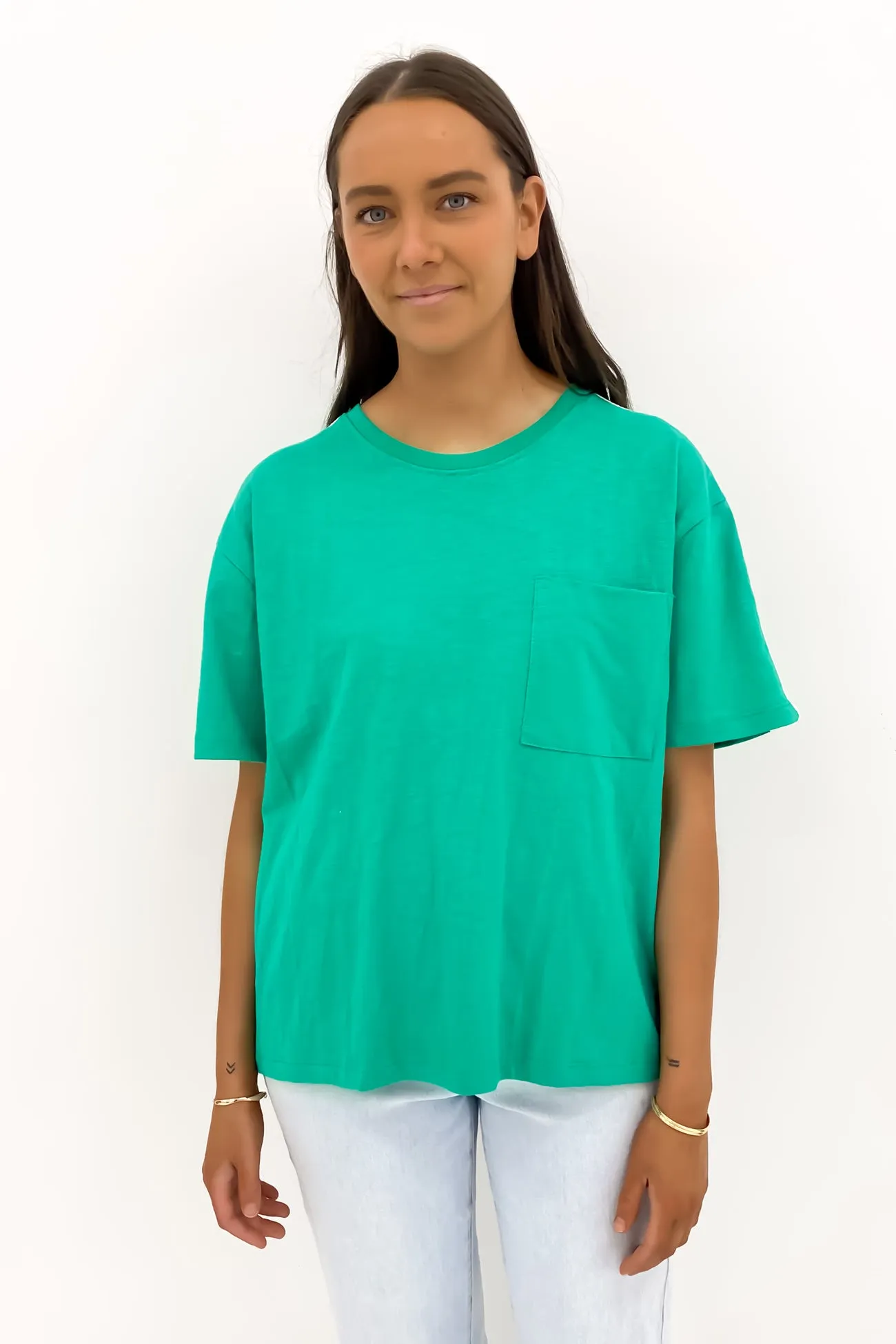 Cozy Essentials Weekend Smart Look Power Tee Bright Green