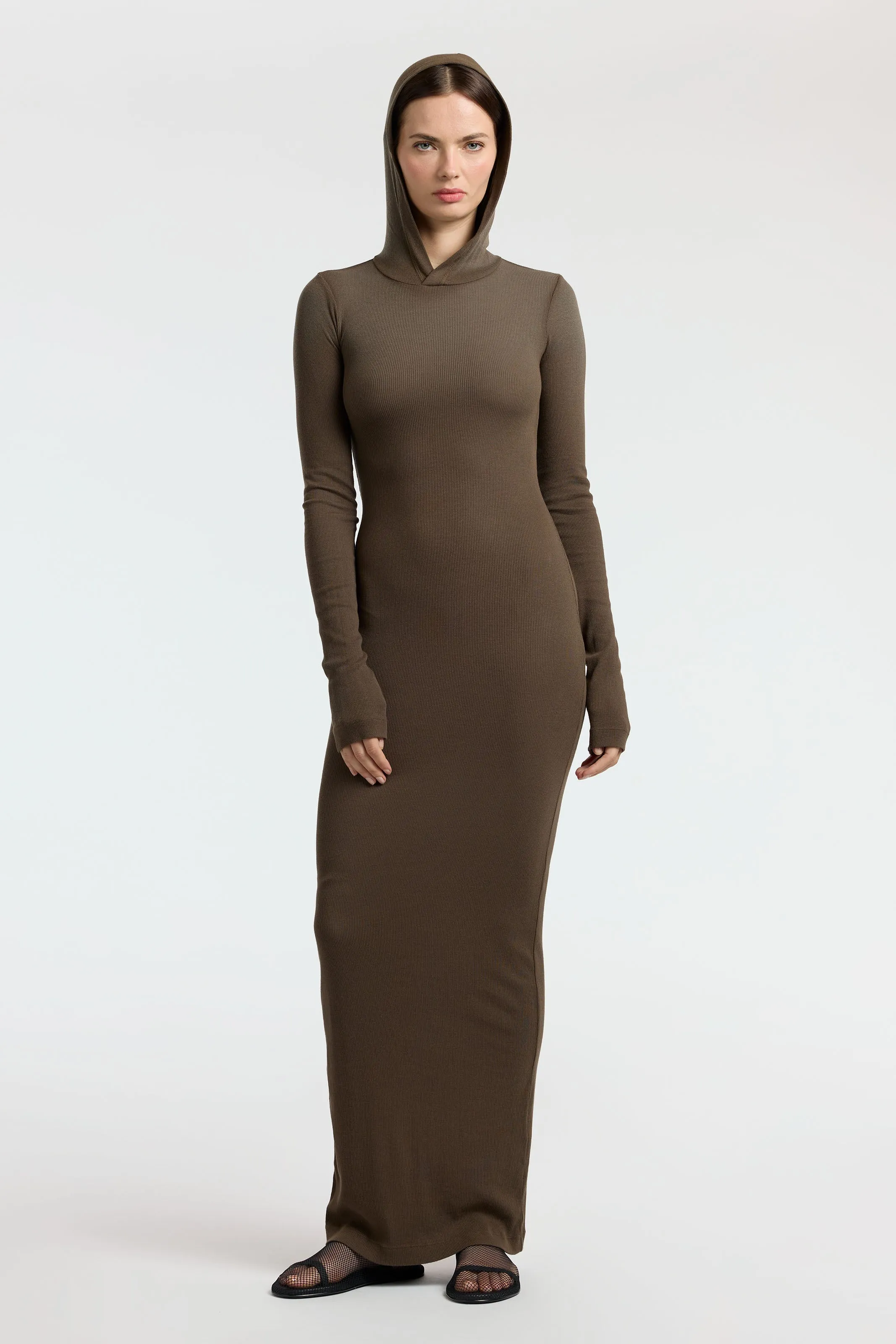 Verona Hoodie Dress Light Base