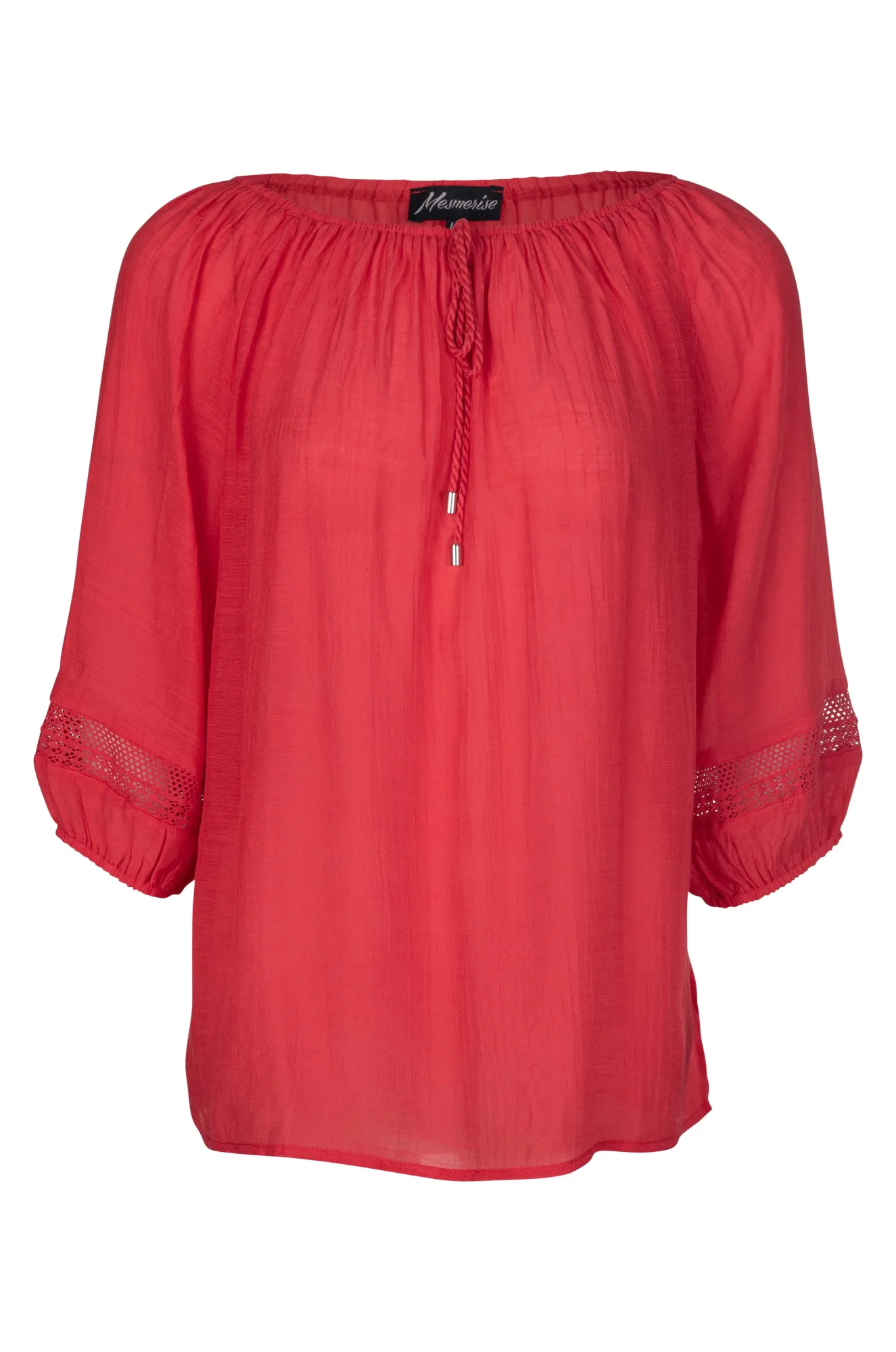Bardot inspired Top | CORAL | 8826A1 Still Soul Icon Glow