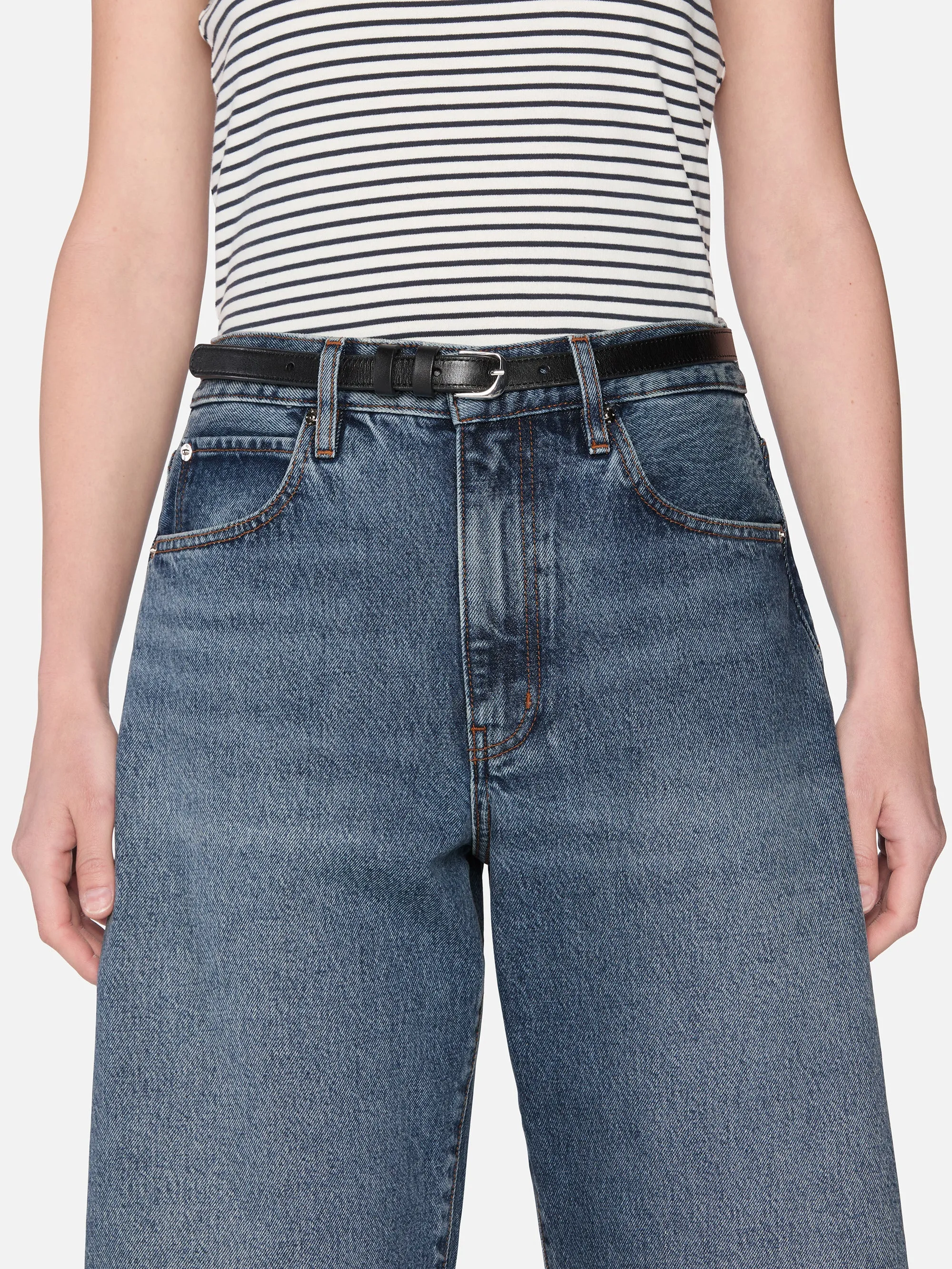 The Bubble Crop -- Knock Out Raw Fray Sport Fit Stretch Ready