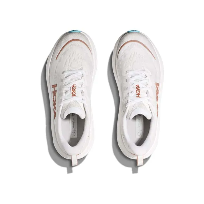 Womens Hoka Skyflow in Frost/Rose Gold waterproof - construction shoes