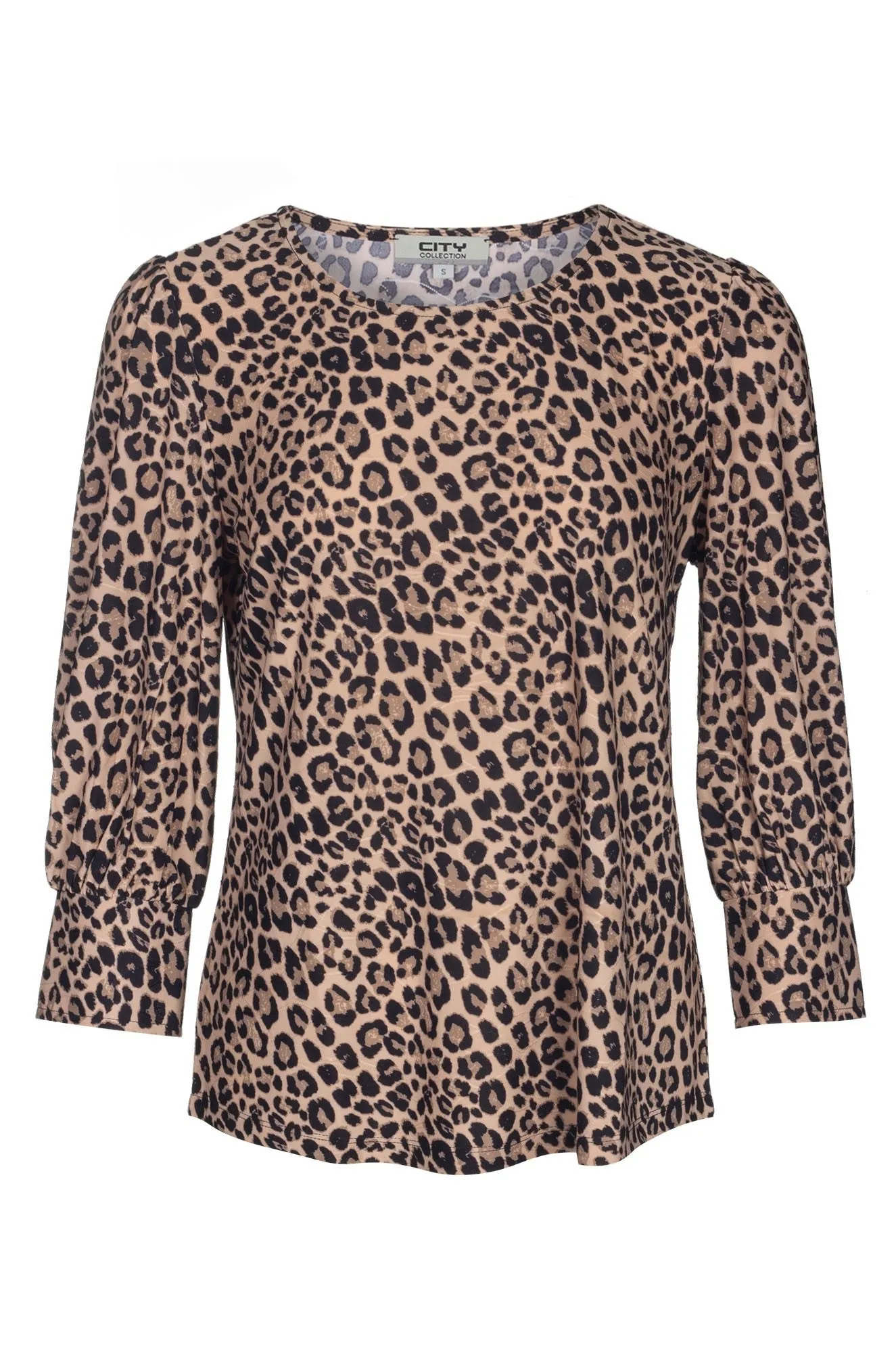 Flexible Material Printed Slinky Top | Sand Animal | 7401B1