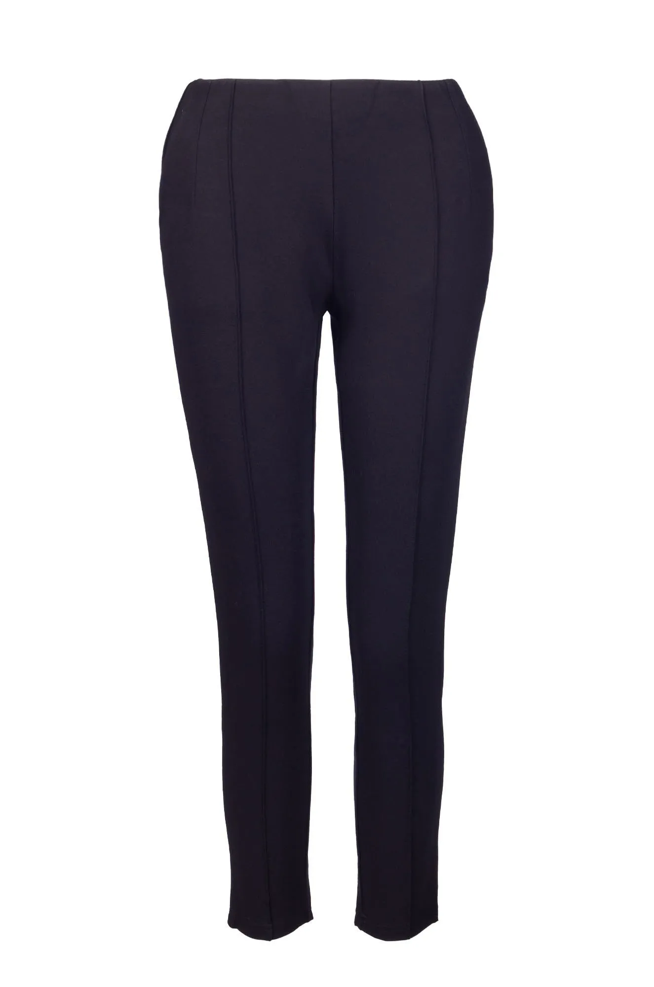 Pull on Xtra Short Ponti Pants | Black | 7760B1 Casual Must-Have Quick-Dry Fabric