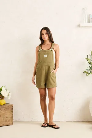 Tide Short Overall Olive Teen Fresh EasyAdjustStraps