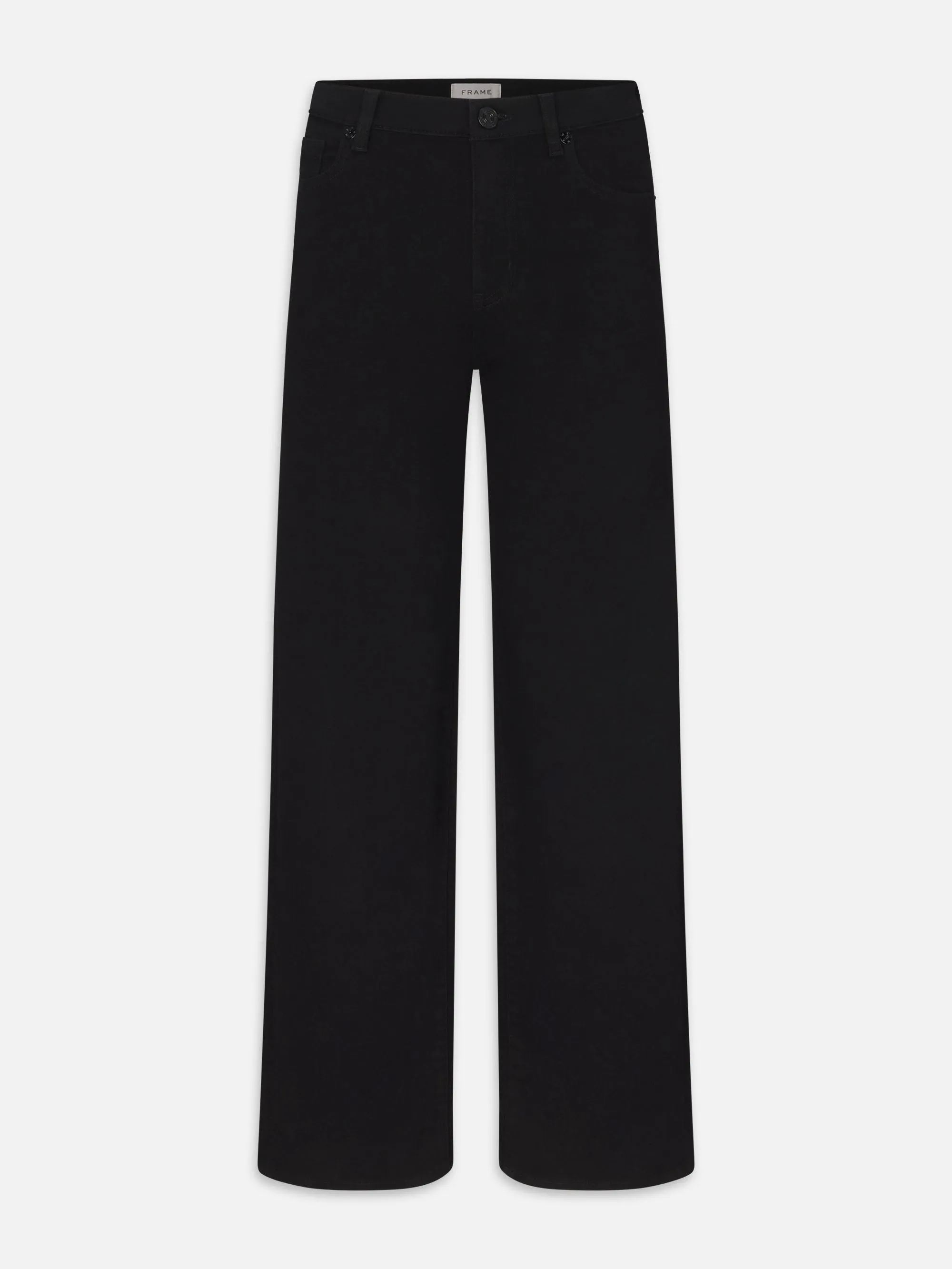 Le Slim Palazzo -- Black Stretchable Fabric