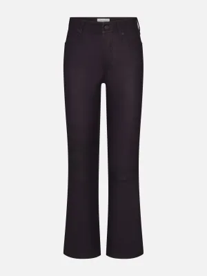 The Leather Reboot Crop -- Dark Royal Purple Comfy Essentials Wear Lightweight Feel