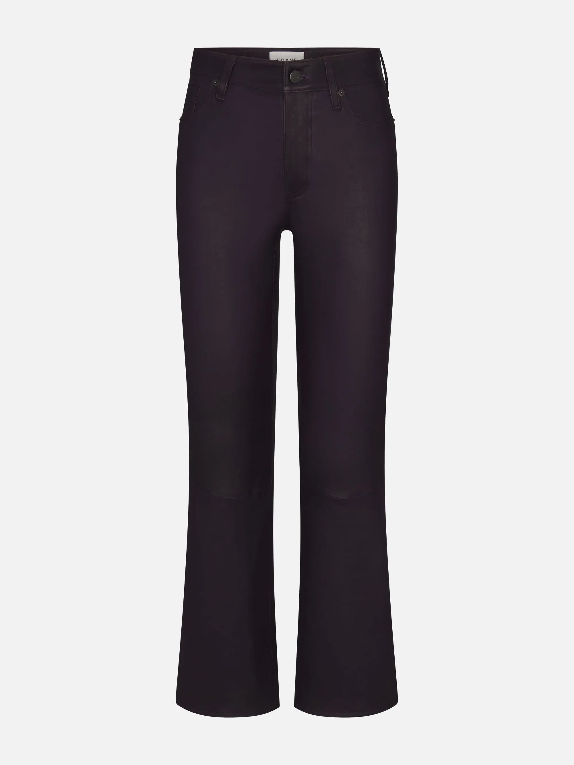 The Leather Reboot Crop -- Dark Royal Purple Comfy Essentials Wear Lightweight Feel