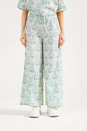 Neutral Look PRINTED WIDE LEG TROUSER