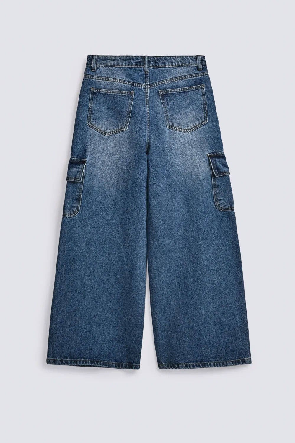 Soft Material Low Bulk MEGA WIDE CARPENTER FIT DENIM