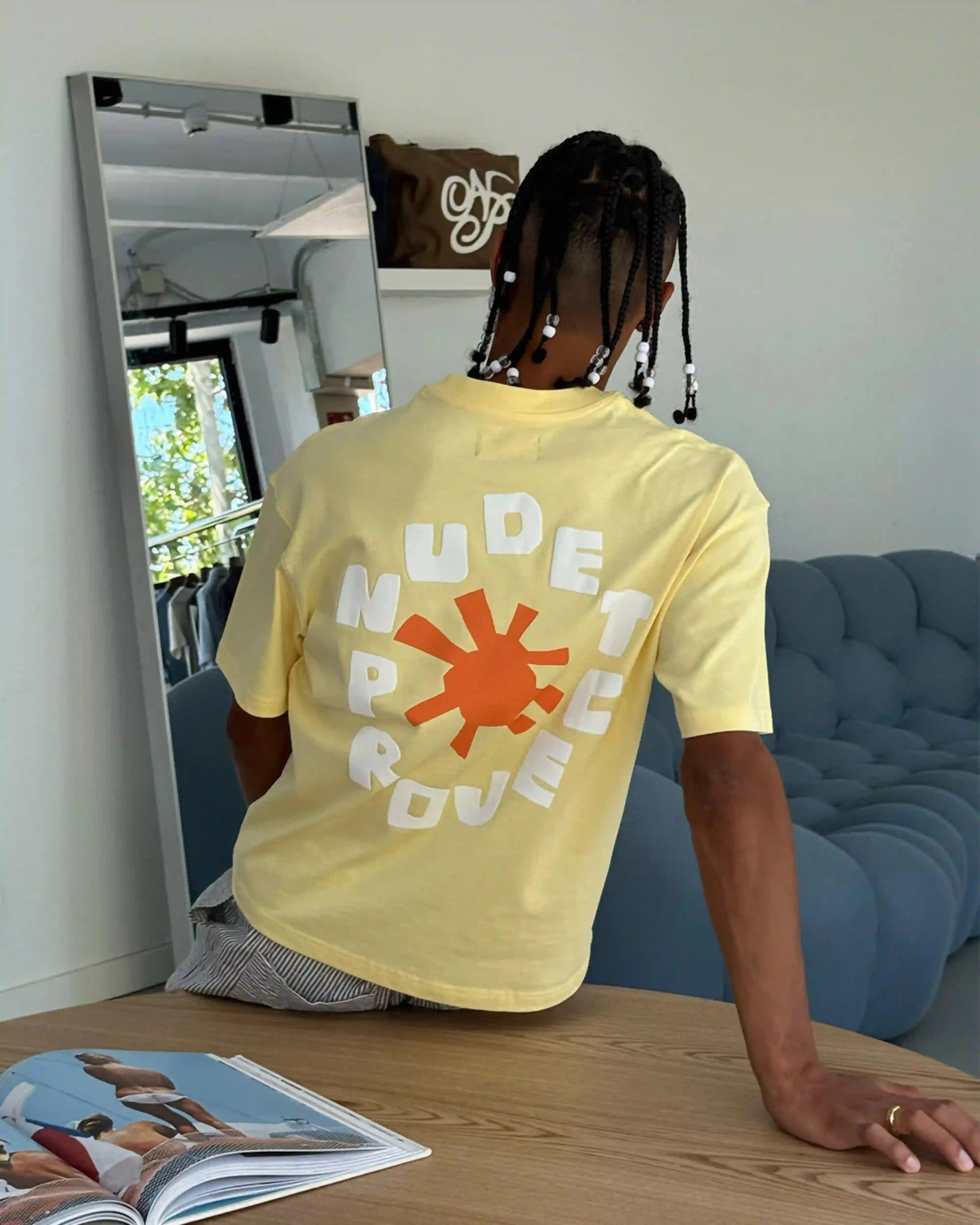 Astro Tee Pale Banana NoSlipGrip