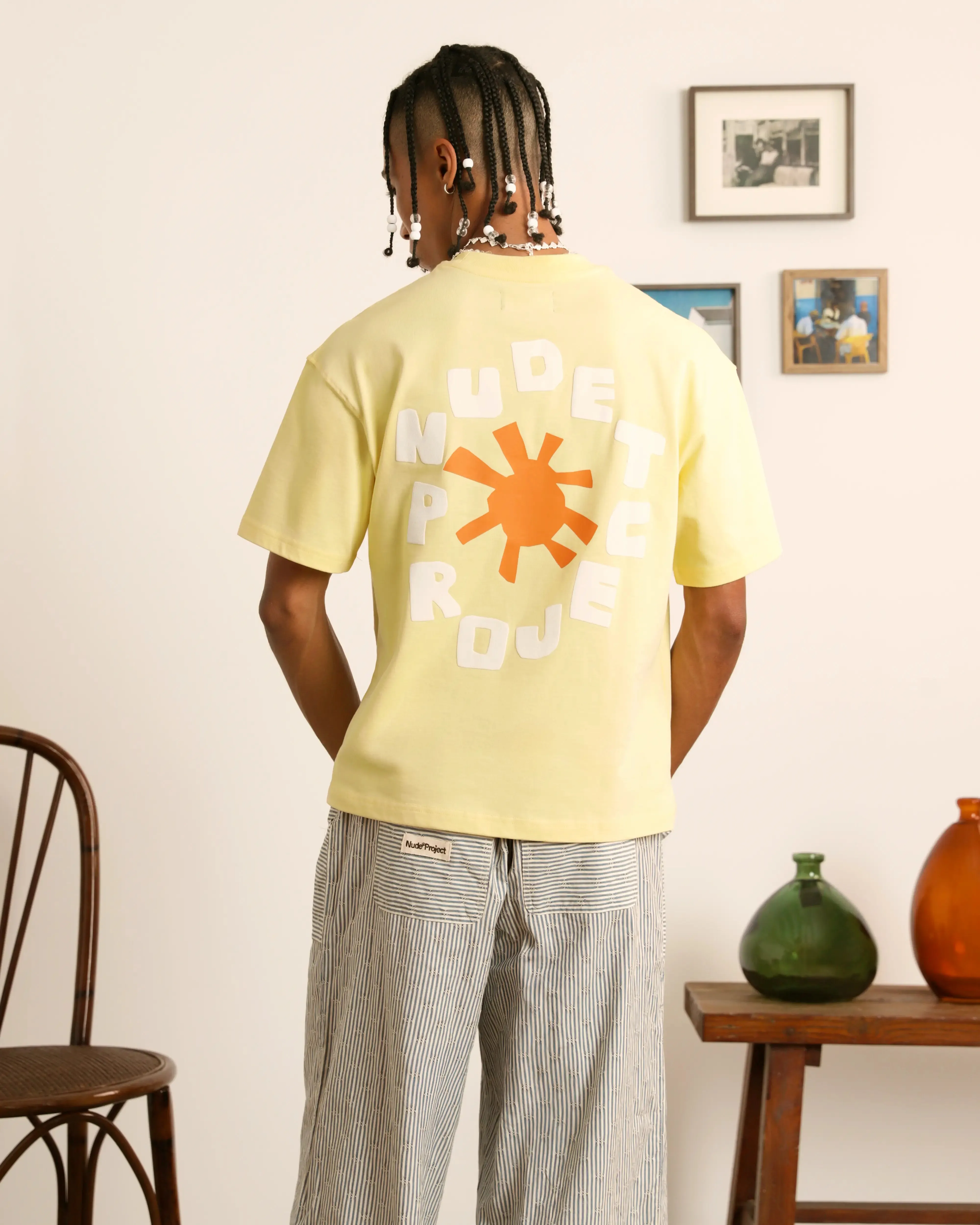 Astro Tee Pale Banana LowMaintenance Material
