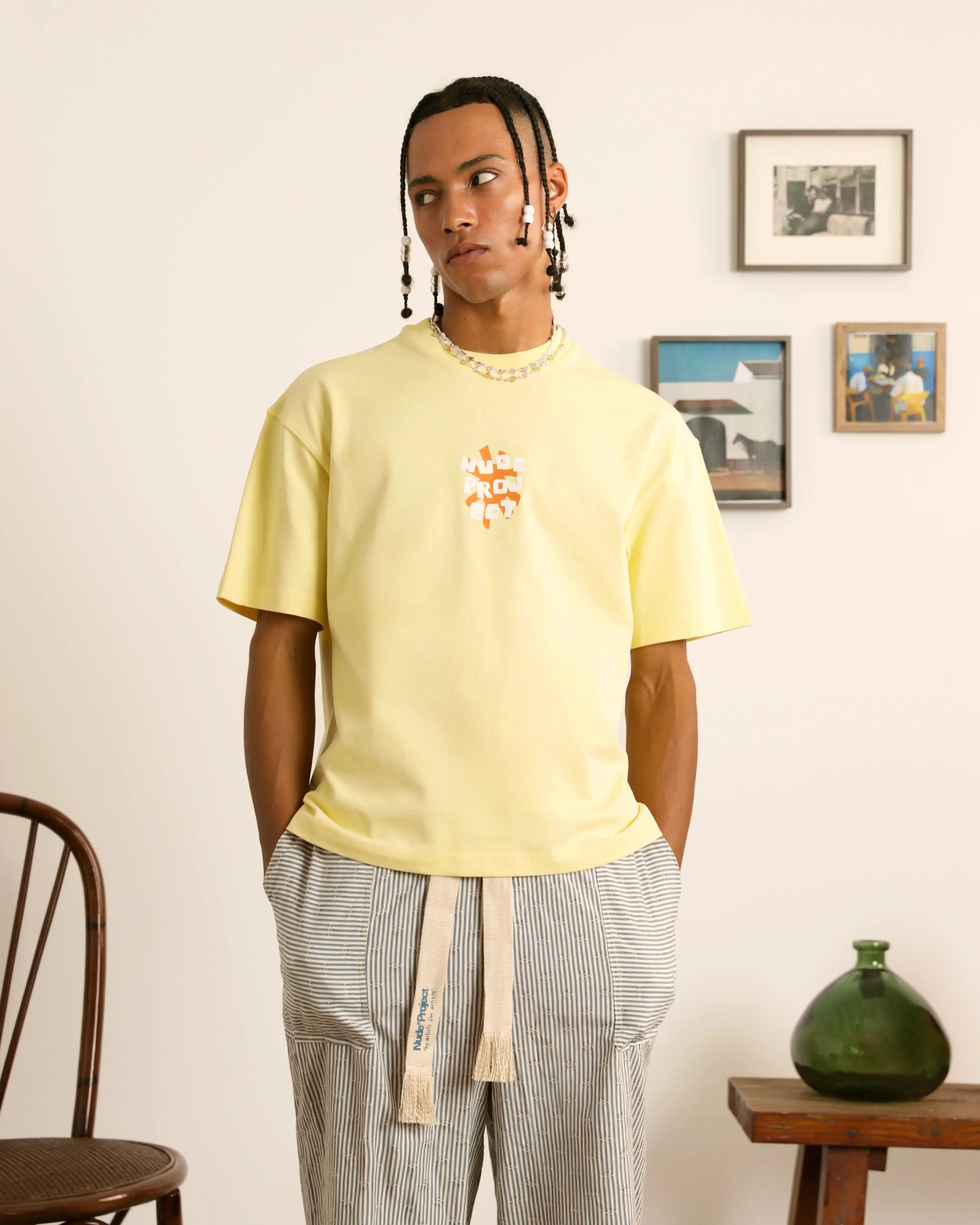 Astro Tee Pale Banana Calm Core