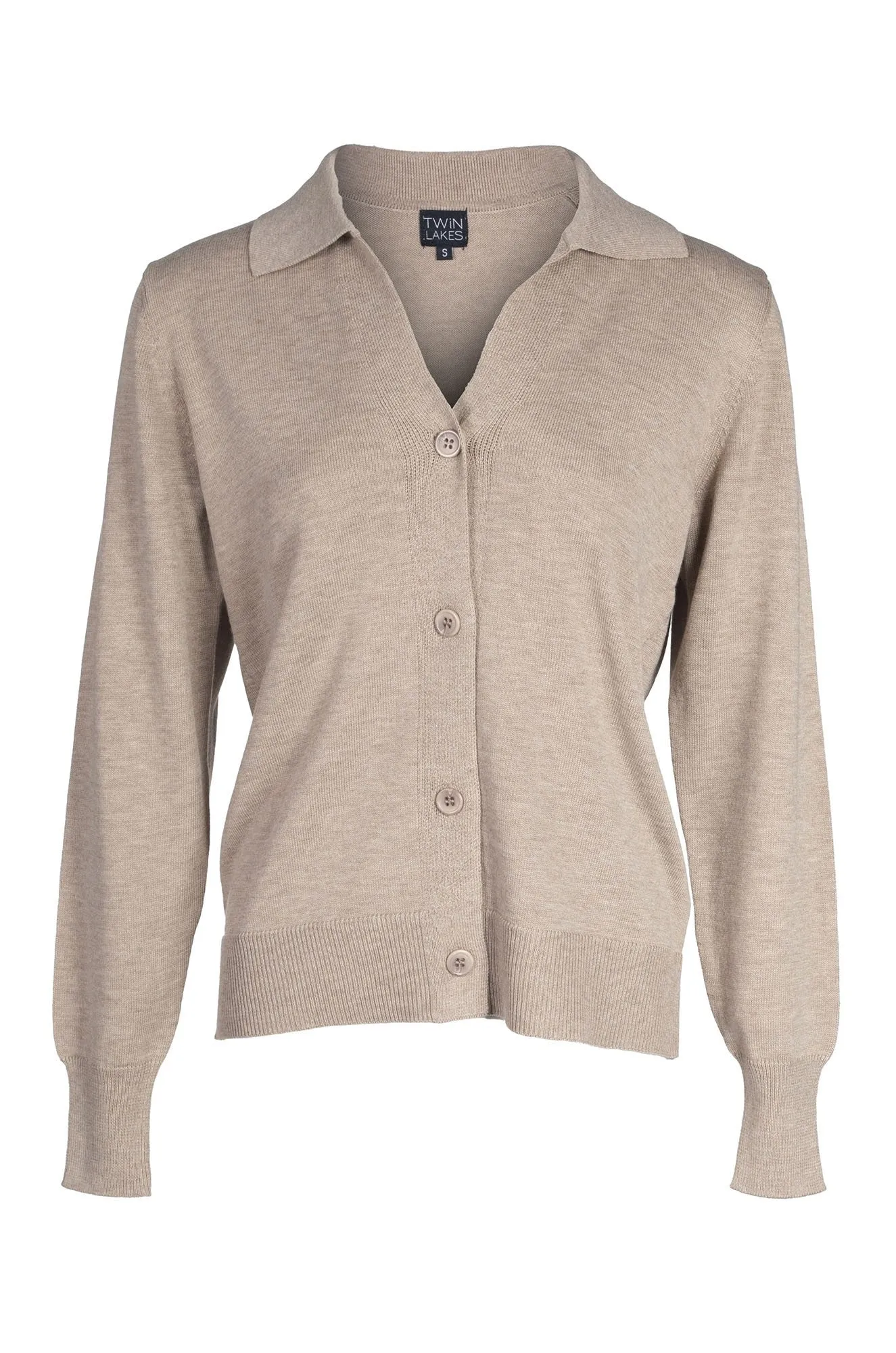 Touch of Wool Cardigan | OATMEAL | 6336B1 Casual Sweatshirt ReflectiveDetails