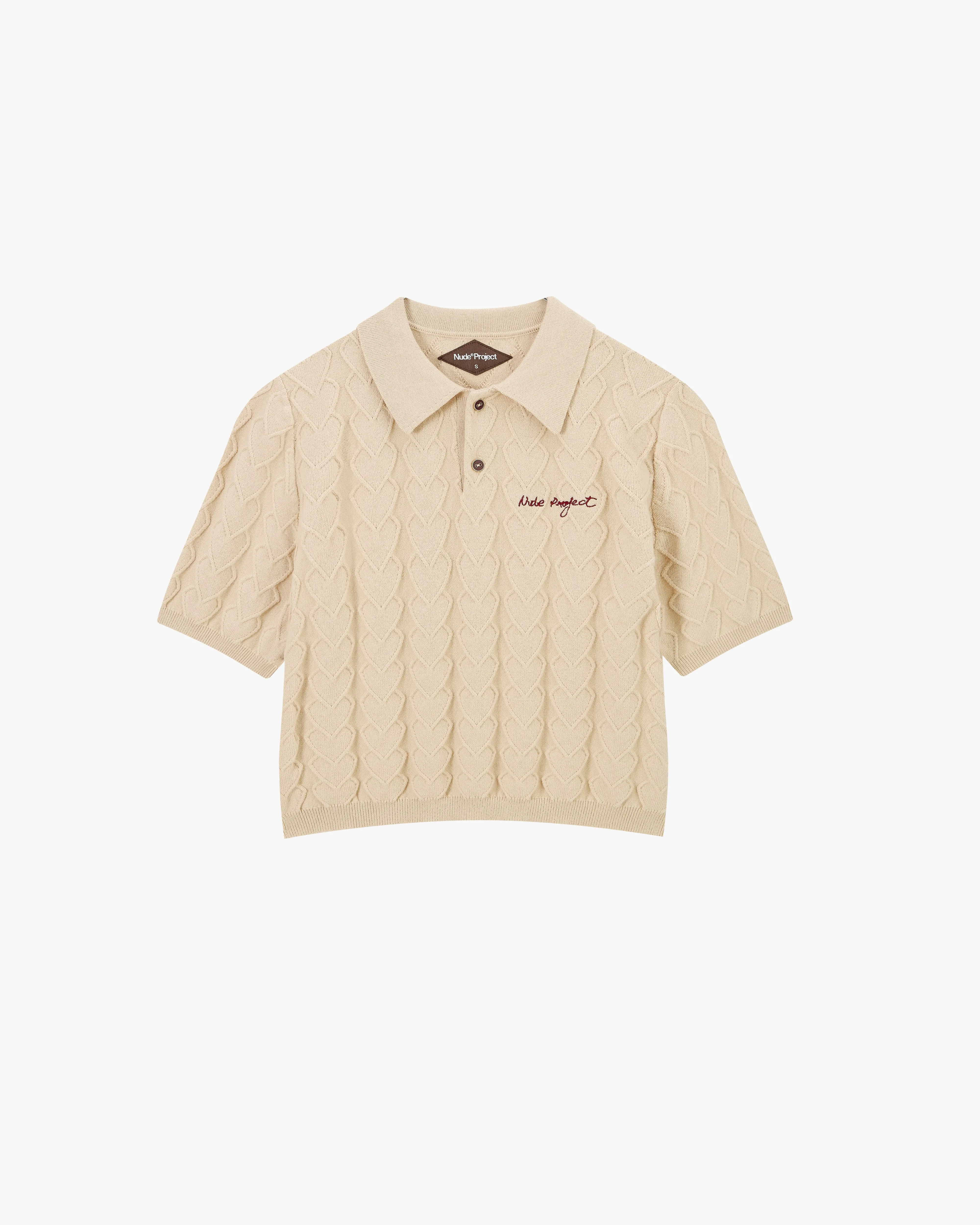 Breathable Mesh Panels Cora Polo Beige