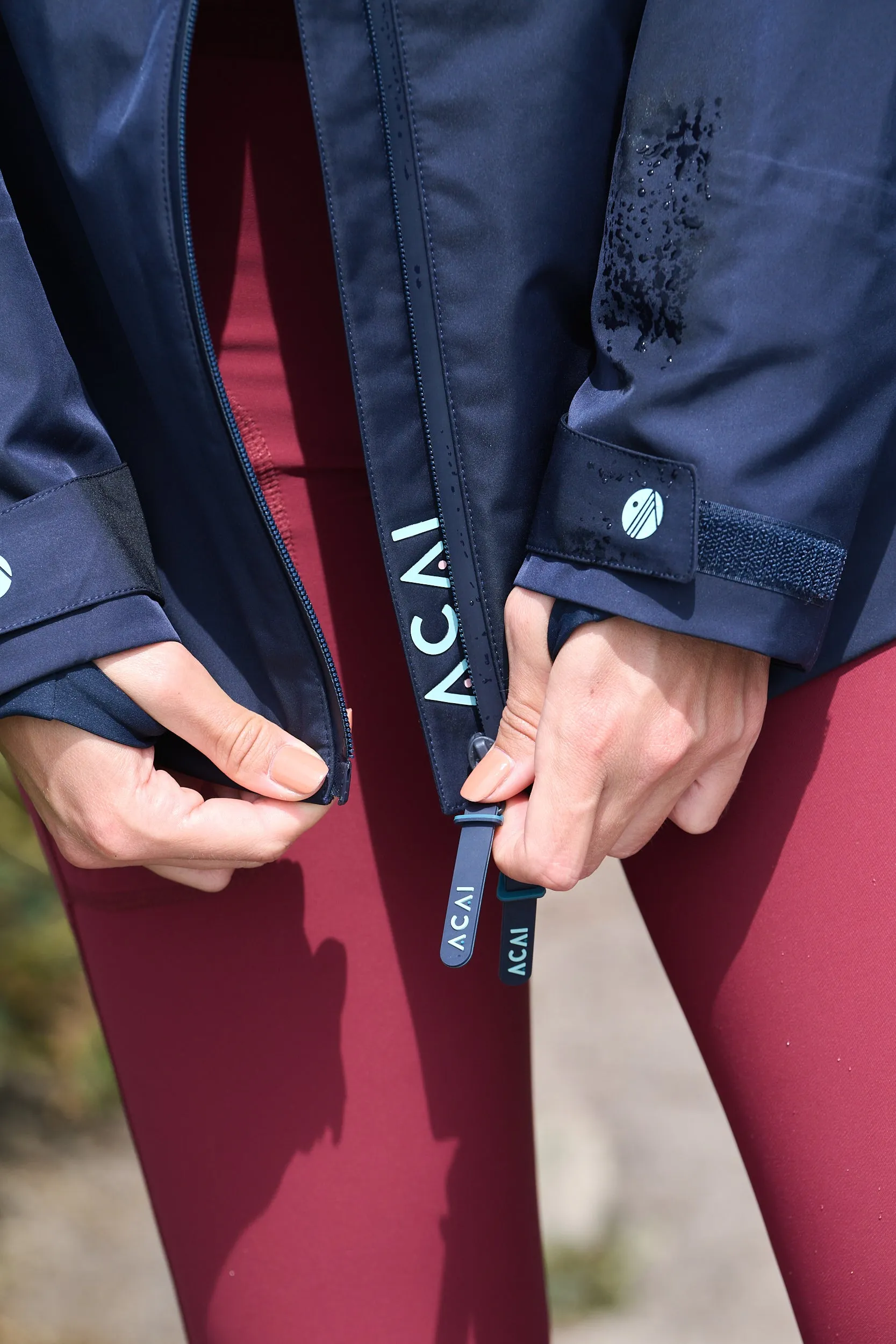 Double Stitch Reinforcement Rainscape Jacket - Deep Navy