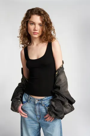 Verona Scoop Tank Organza Fit