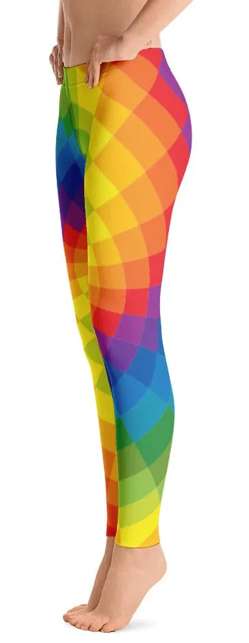 ReadyGOLF: Tie Dye Women's All-Over Leggings Sweat Ready