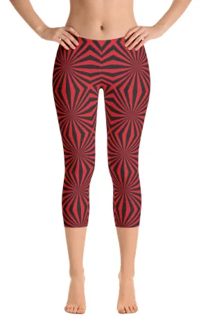 Minimalist Style Loose Fit ReadyGOLF: Widow Maker Women's Capri Leggings