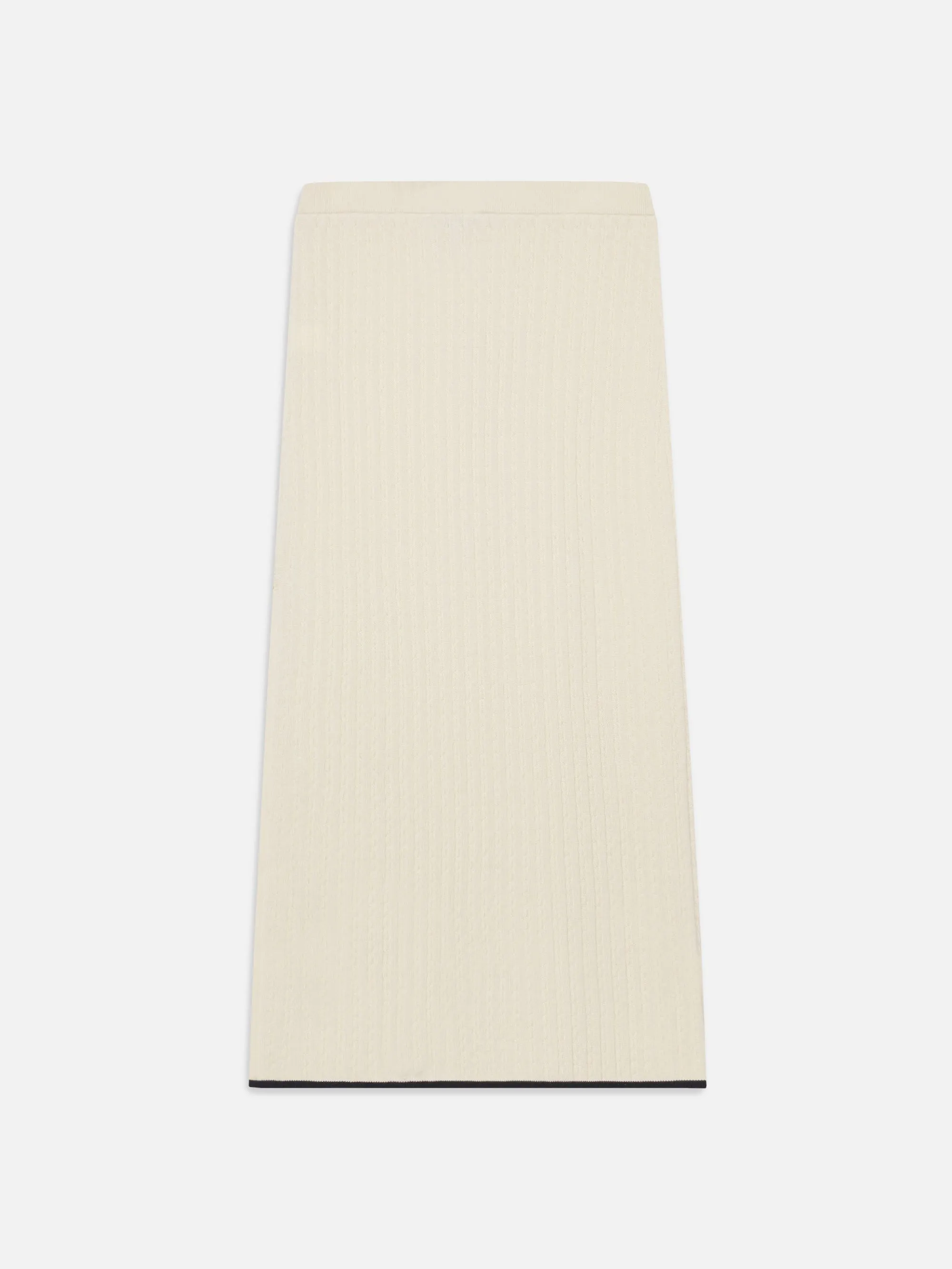 The Cable Skirt -- Navy Multi Reinforced Edges