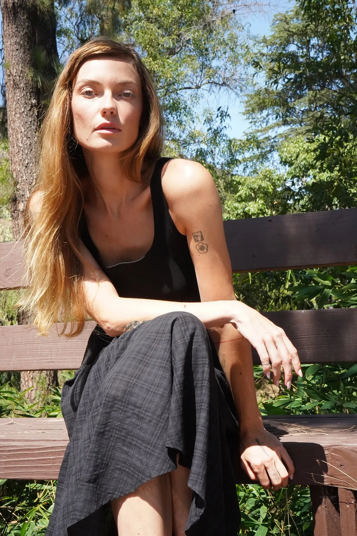 Reign Dress - Raven Plaid slow life