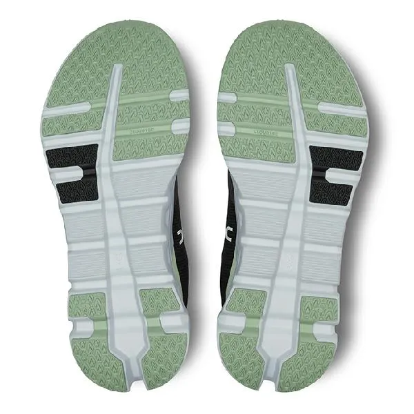Womens On Running Cloudrunner 2 in Shadow/Lima Non Slip Grip Pattern