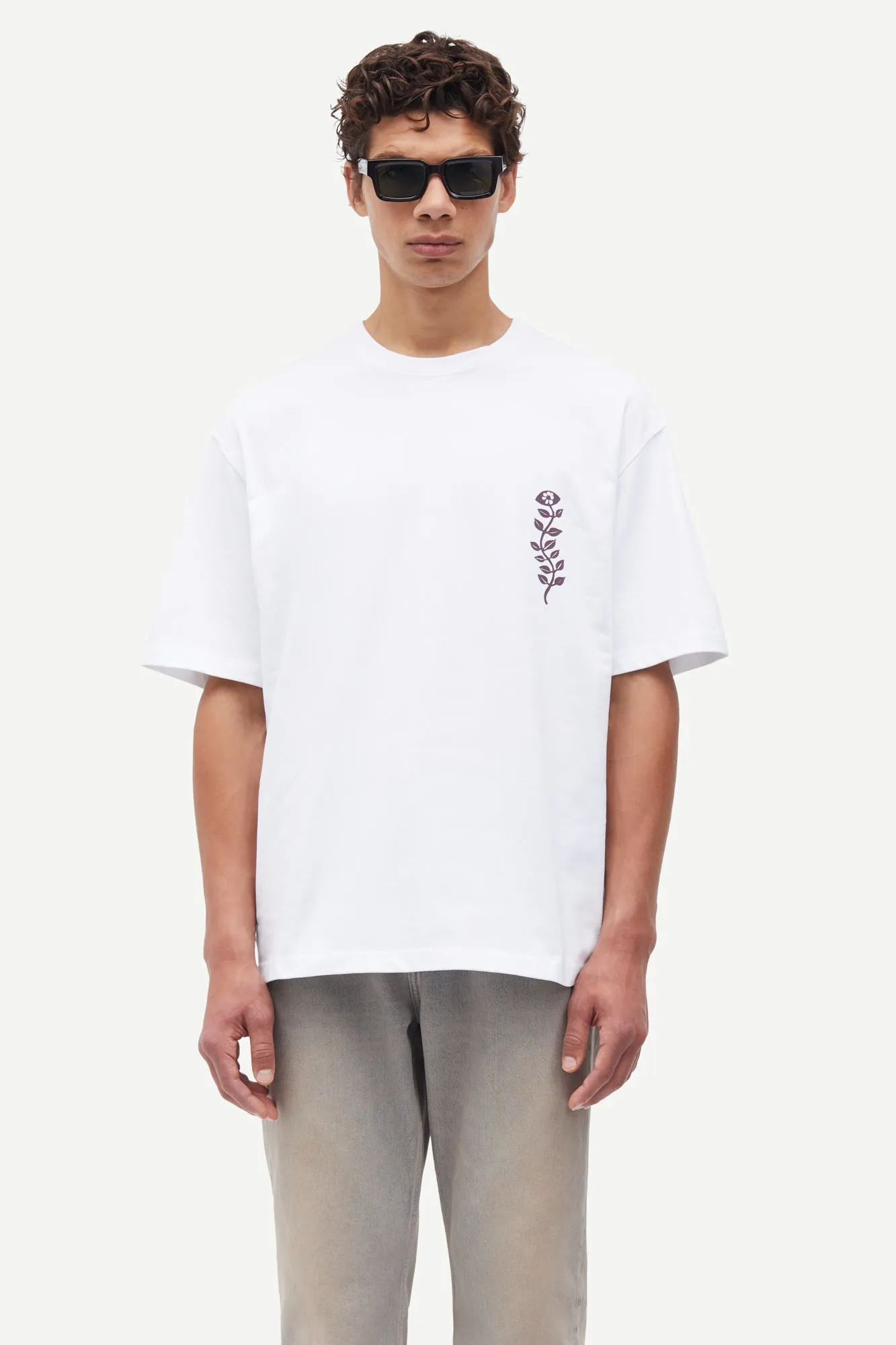 Satime Tee White Time brandable Layering Piece