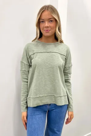 Jayne Throw On Top Sage Reflective Safety Accents