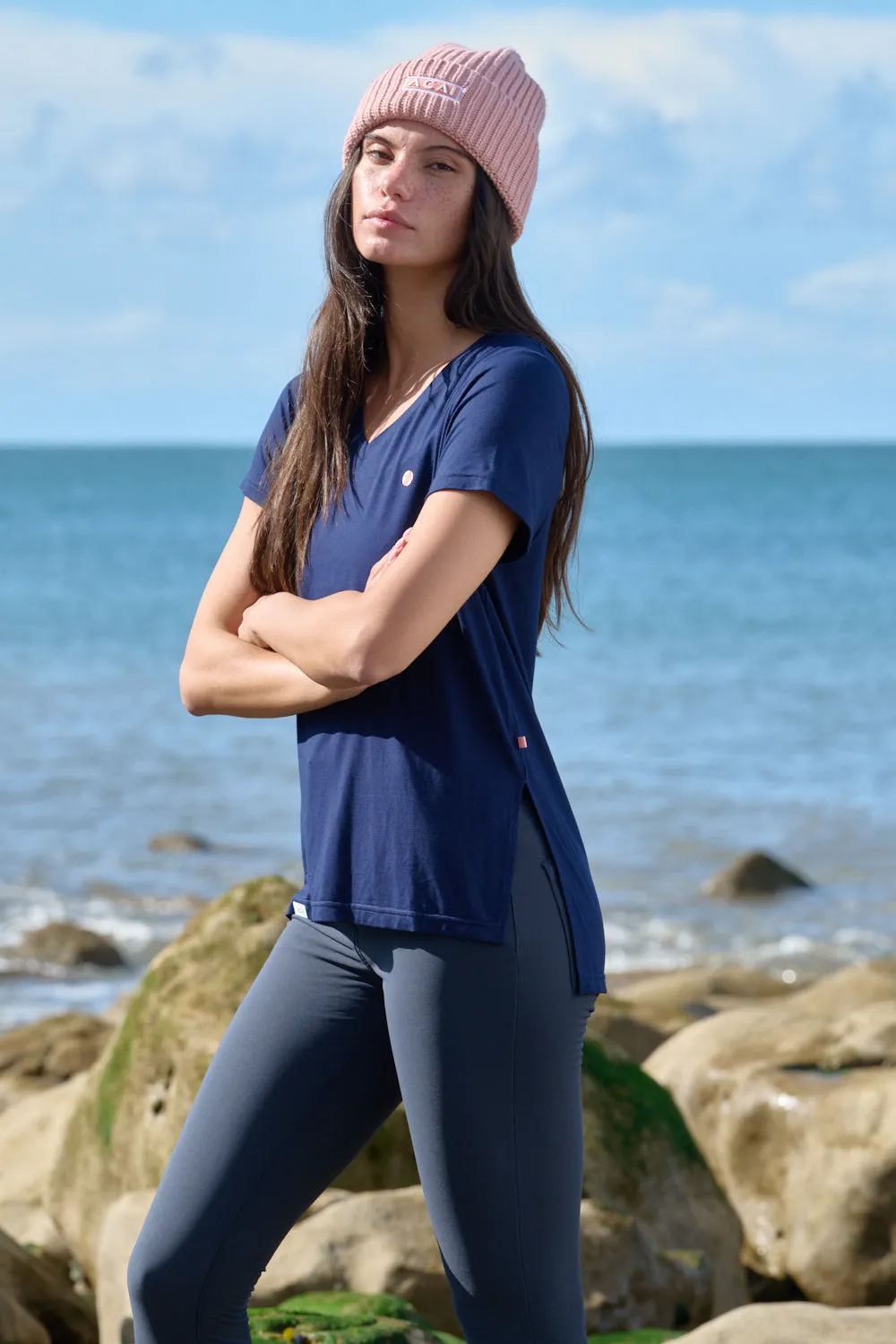 Relax Tee - Deep Navy Cozy Touch Classic Comfort