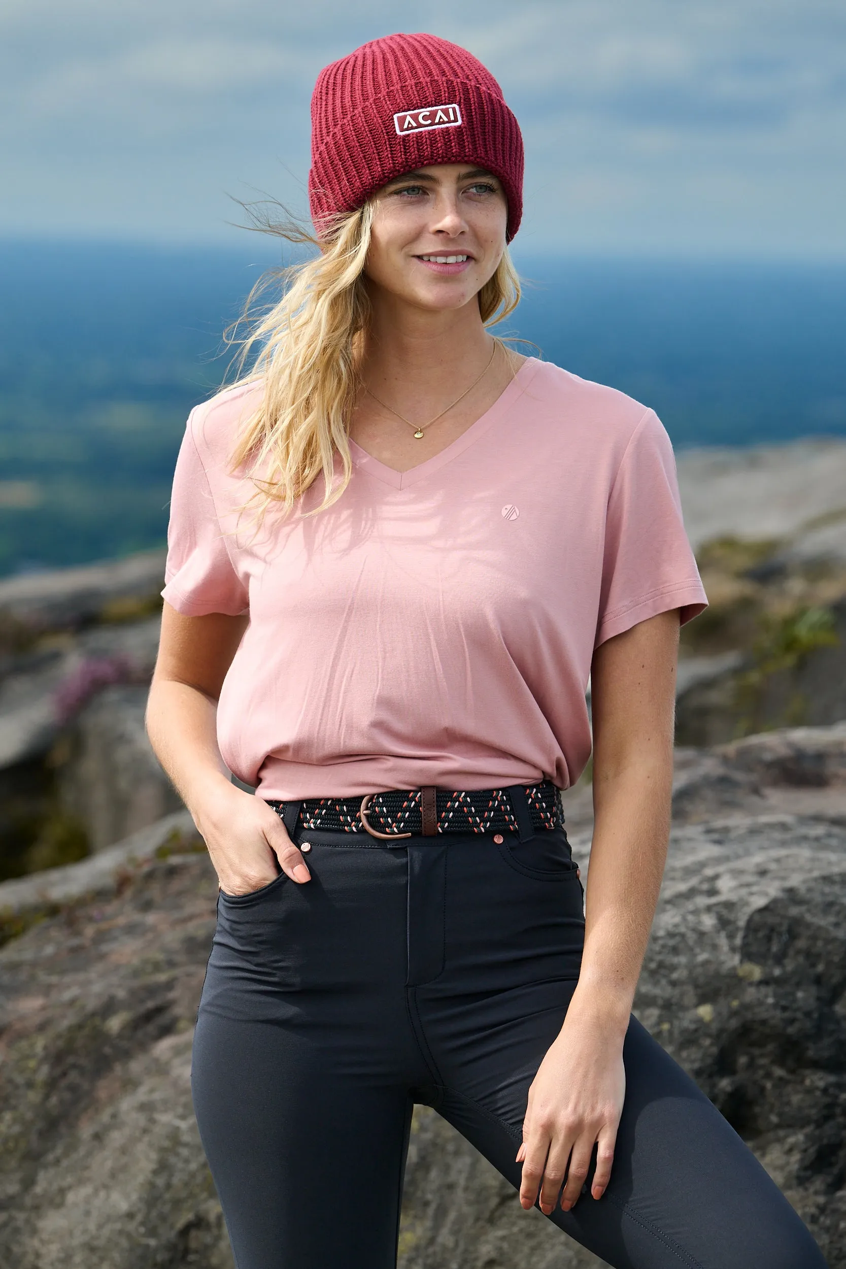 Relax Tee - Dusky Pink School Uniform Lightweight Comfort Wear