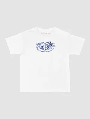 puppy love embroidered baby tee Slim Fit Comfort