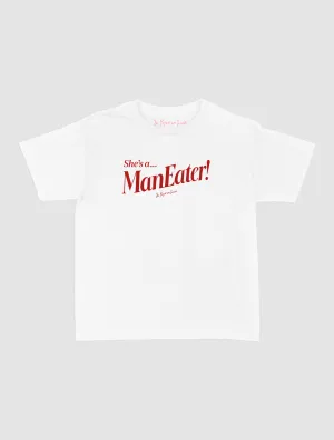 NonIronTechnology kids' man eater baby tee