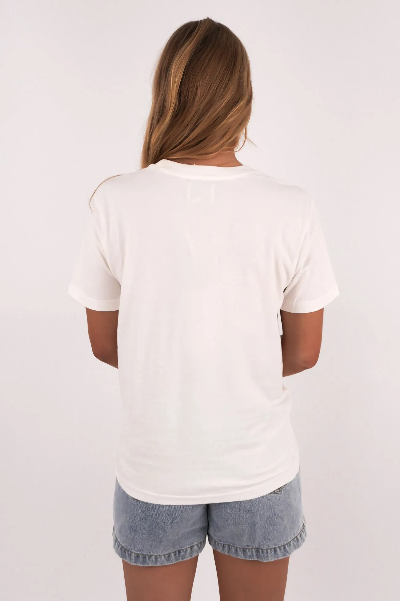 Relaxed Tee Optic White Fashionable Layer